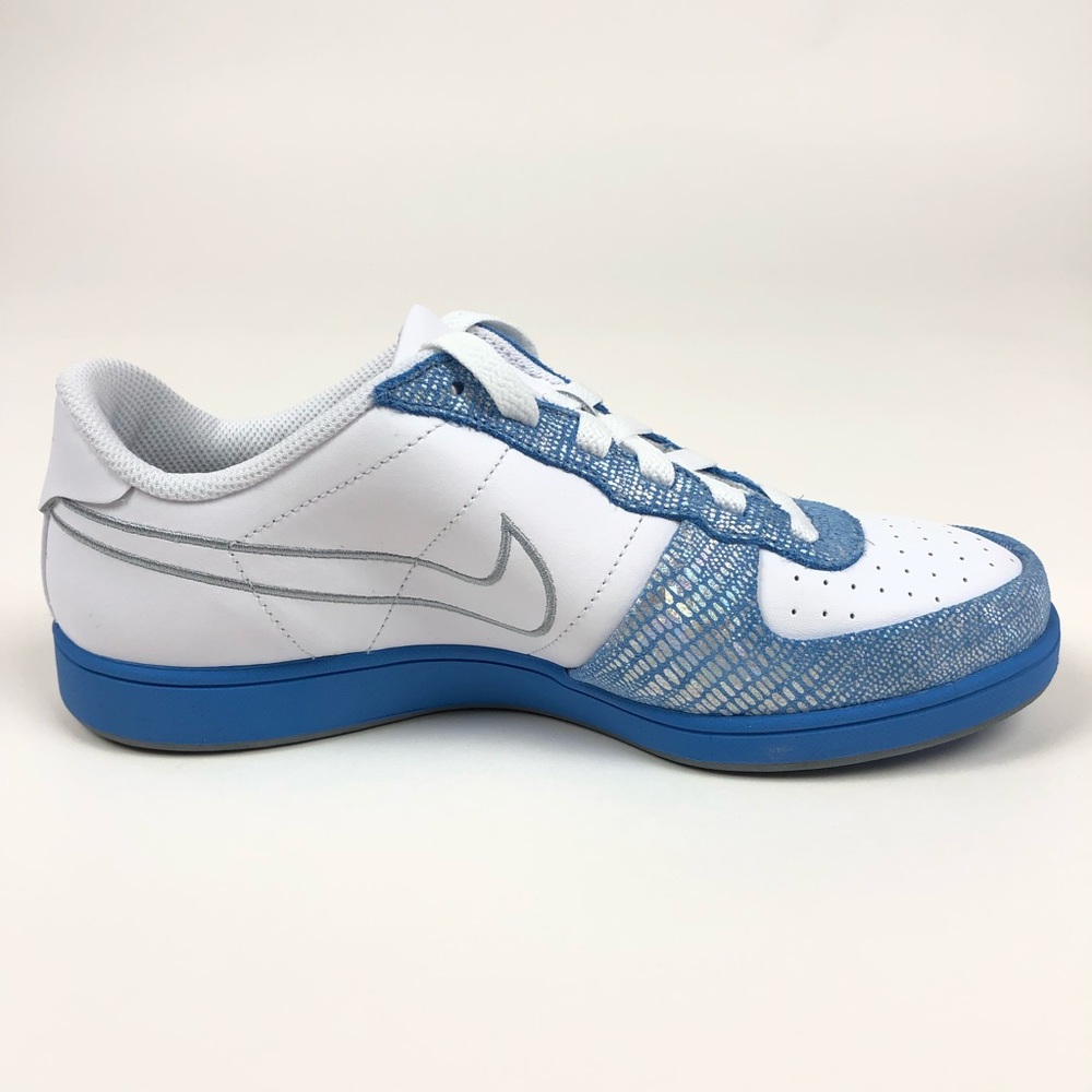 Nike Legend S/S Metallic Blue Retro Shoe 317556101 - Picture 4 of 8